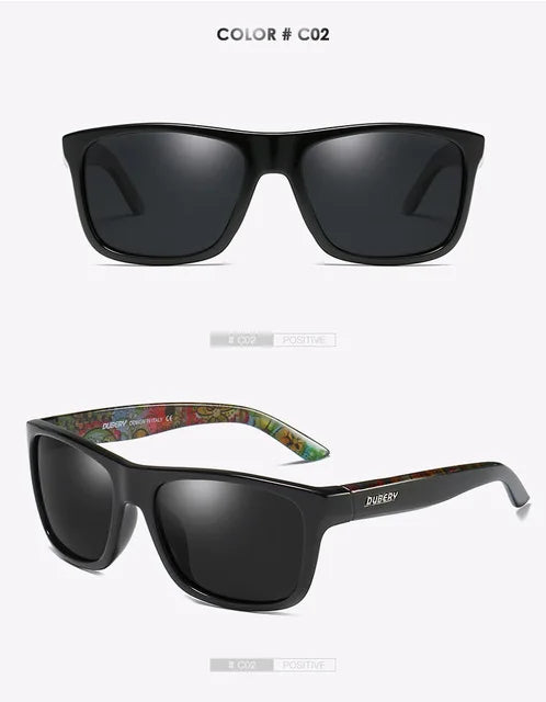 Milano Polarized Square – Black / Grey