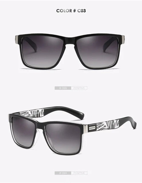 Valencia Polarized Square – Black & White / Grey