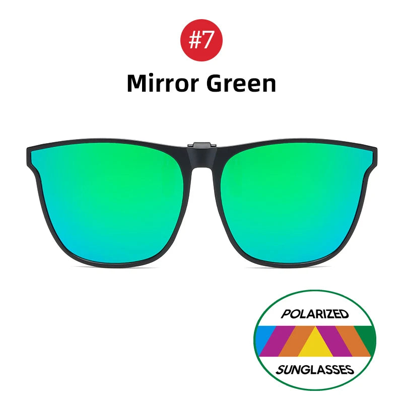 SnapShades Clip-On Photochromic Pro 145mm – Green Mirror