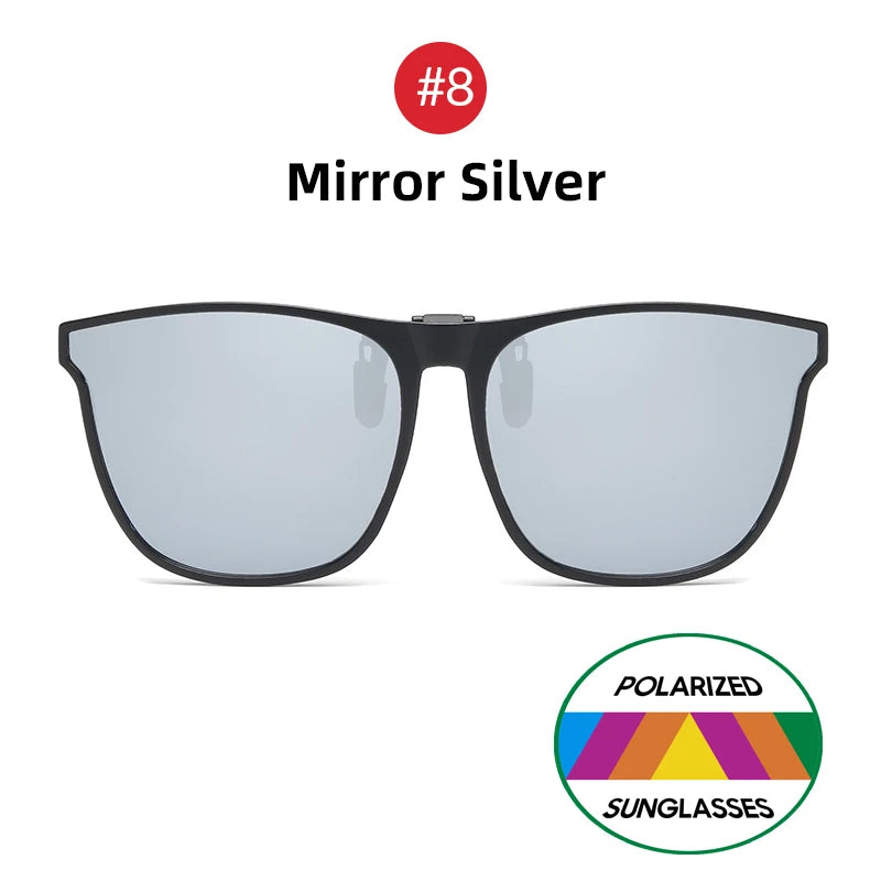 SnapShades Clip-On Photochromic Pro 145mm – Silver Mirror