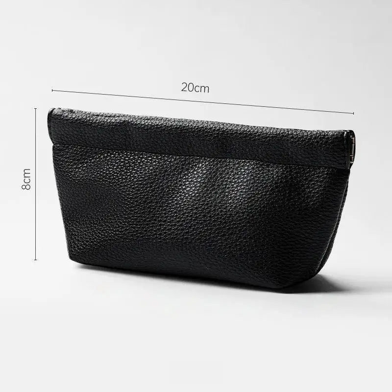 Magnetic PU Leather Glasses Case – Black