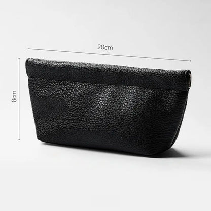 Magnetic PU Leather Glasses Case – Black