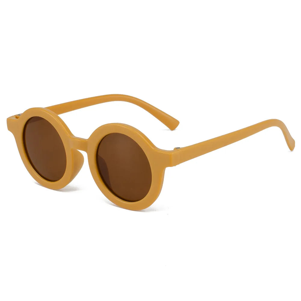 MiniSun Kids Round (Age 1–7) – Mustard