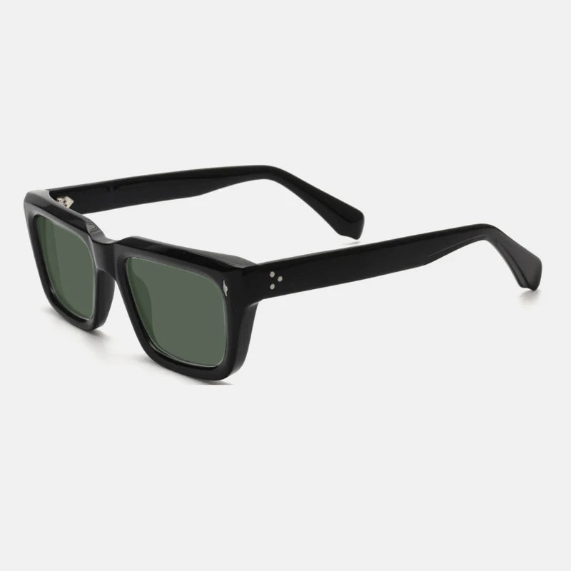 Hackney Bold Square – Black / Green