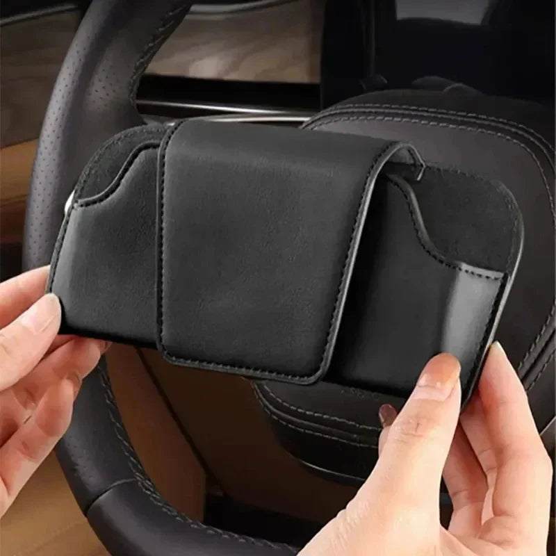 Car Visor Sunglasses Case – Black