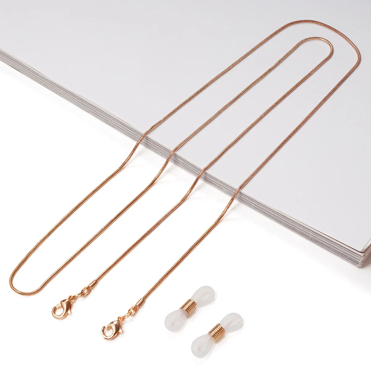 Glasses Chains & Lanyards – Rose Gold Snake