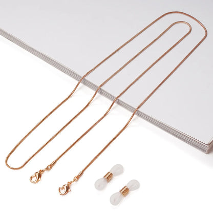 Glasses Chains & Lanyards – Rose Gold Snake