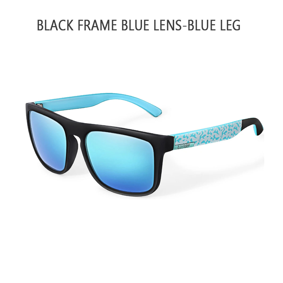 Arctic Vision TrueHD 150mm – Black / Blue Mirror, Blue Temples