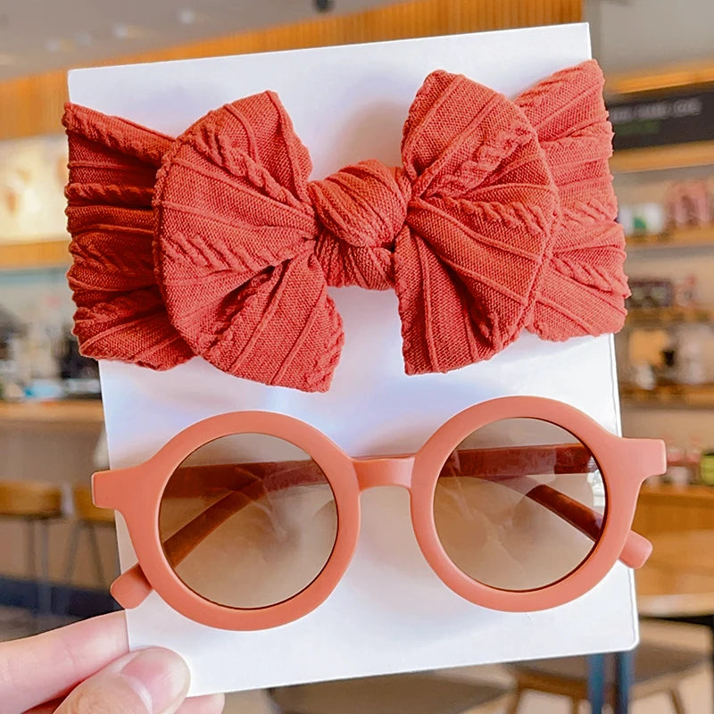 JuniorView Kids Sunglasses + Free Headband – Red