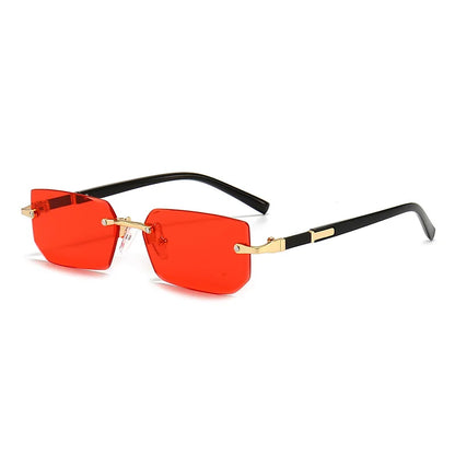 Halo Rimless Rectangle – Red