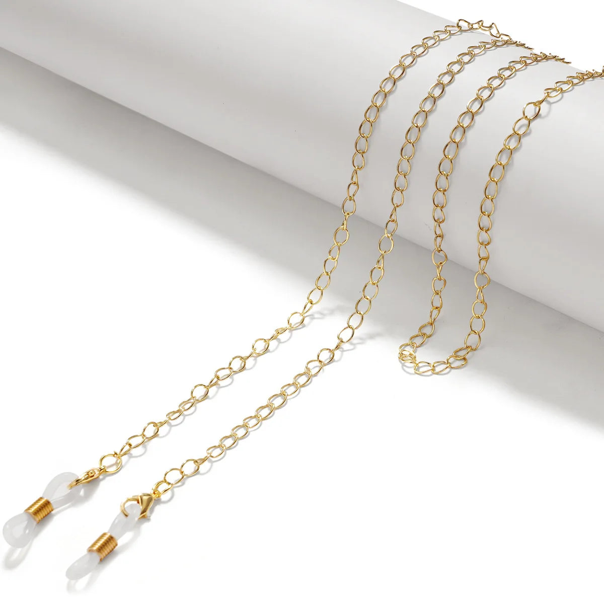 Handmade Beaded Glasses Chain – Gold Cable Link