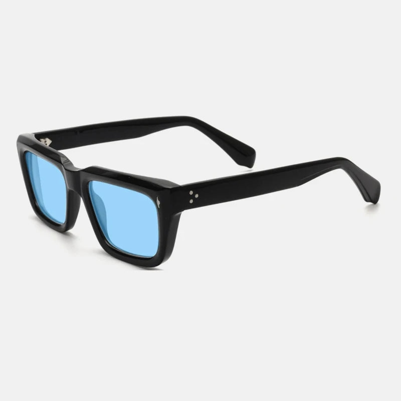 Hackney Bold Square – Black / Blue