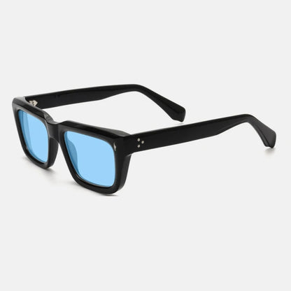 Hackney Bold Square – Black / Blue