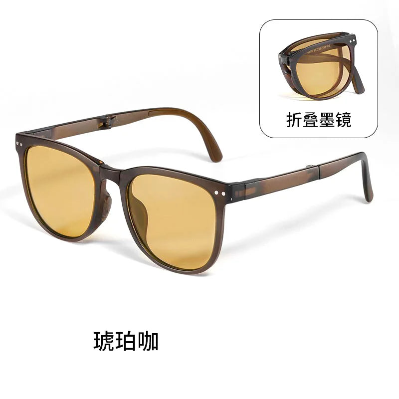 PocketFold Folding Sunglasses – Tortoiseshell / Yellow