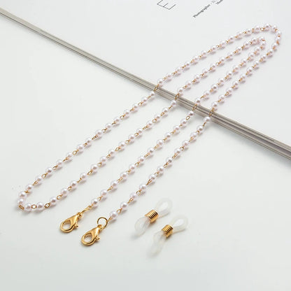 Glasses Chains & Lanyards – Pearl & Gold