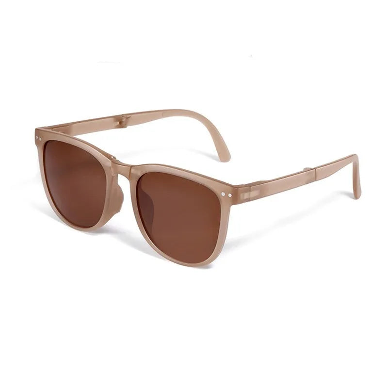 PocketFold Folding Sunglasses – Taupe / Brown