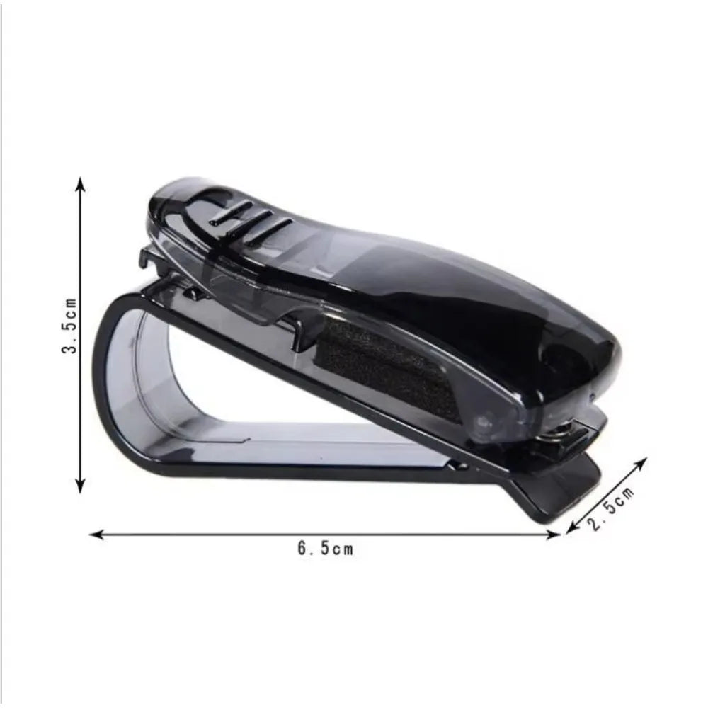 DoubleEdge Car Visor Glasses Holder | Size guide