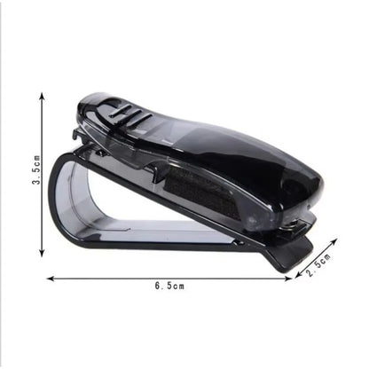 DoubleEdge Car Visor Glasses Holder | Size guide