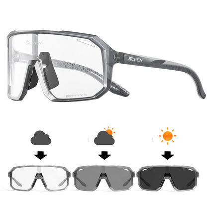 TrailShift Photochromic Cycling Glasses – Grey