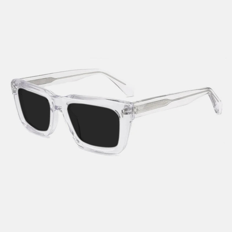 Hackney Bold Square – Clear / Grey