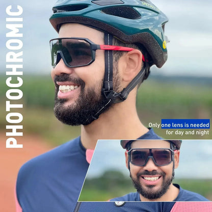 TrailShift Photochromic Cycling Glasses
