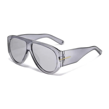 Nova Oversized Cat-Eye – Clear Grey