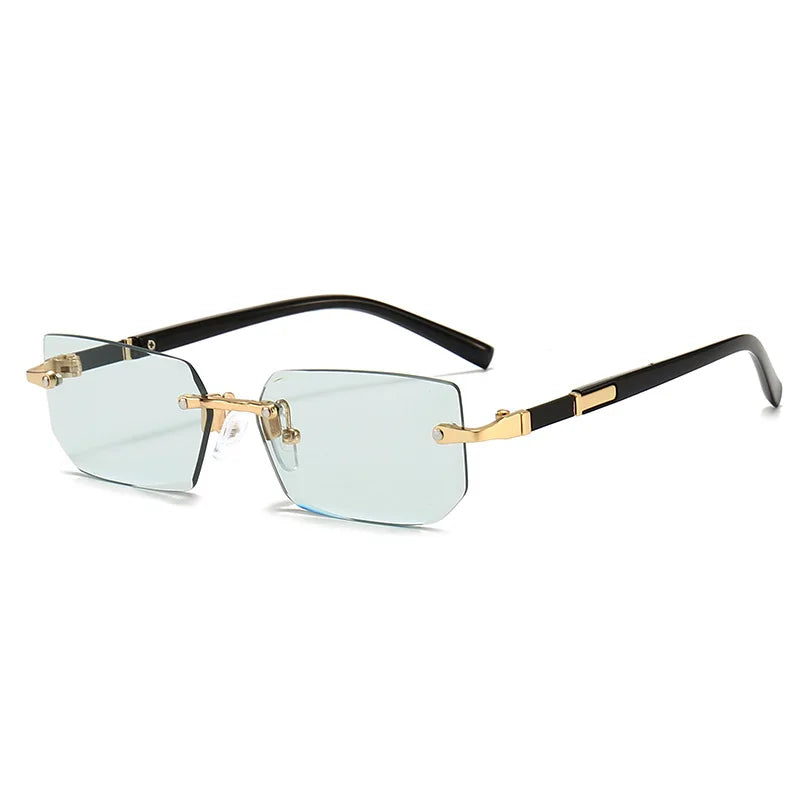 Halo Rimless Rectangle – Green