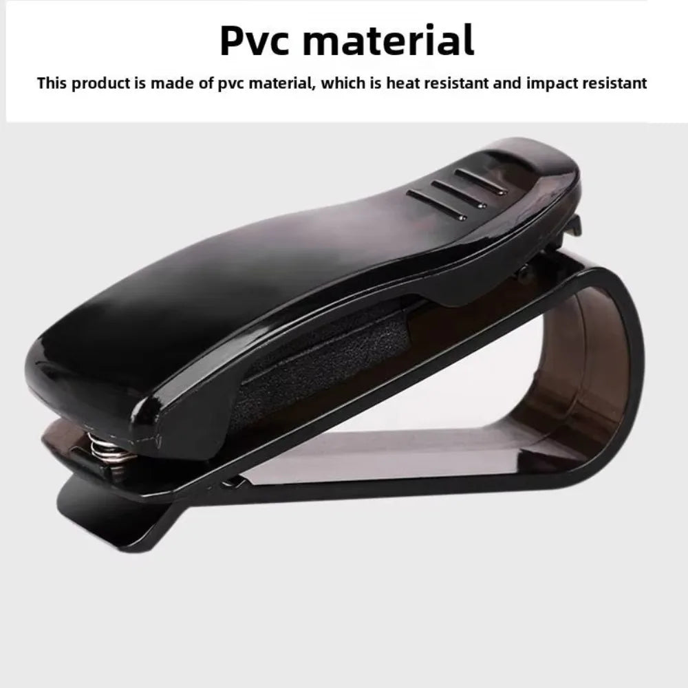 DoubleEdge Car Visor Glasses Holder | Details