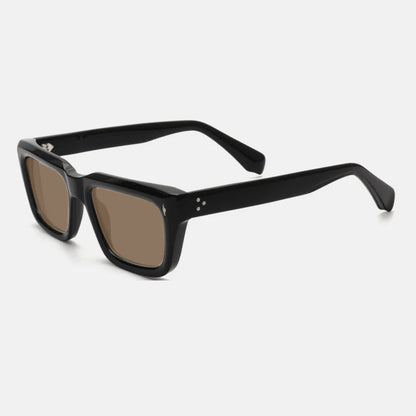 Hackney Bold Square – Black / Brown