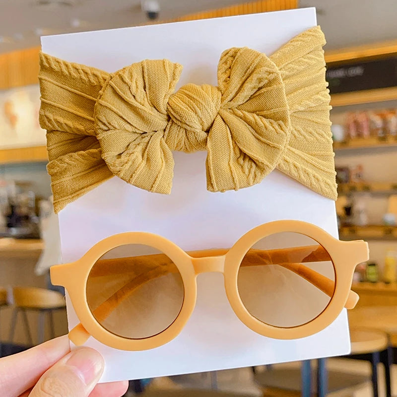 JuniorView Kids Sunglasses + Free Headband – Orange