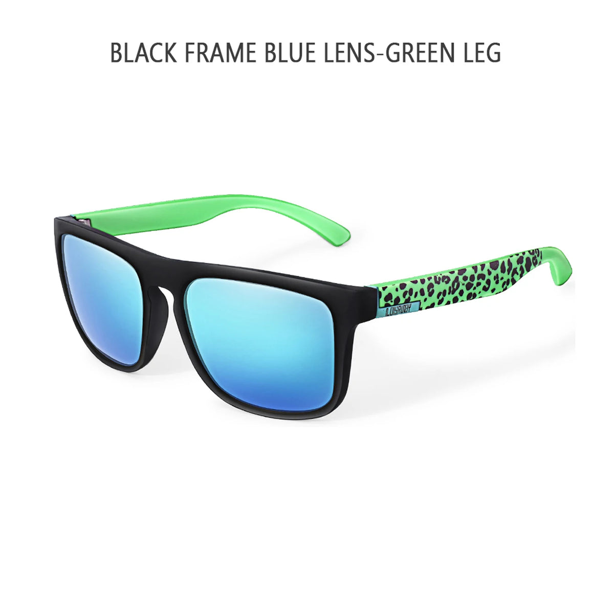 Arctic Vision TrueHD 150mm – Black / Blue Mirror, Green Temples