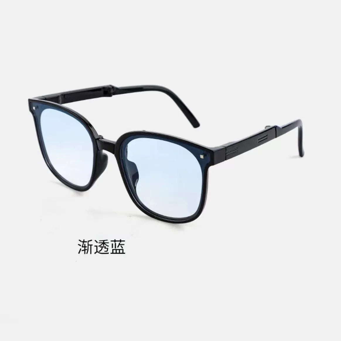 PocketFold Folding Sunglasses – Black / Light Blue