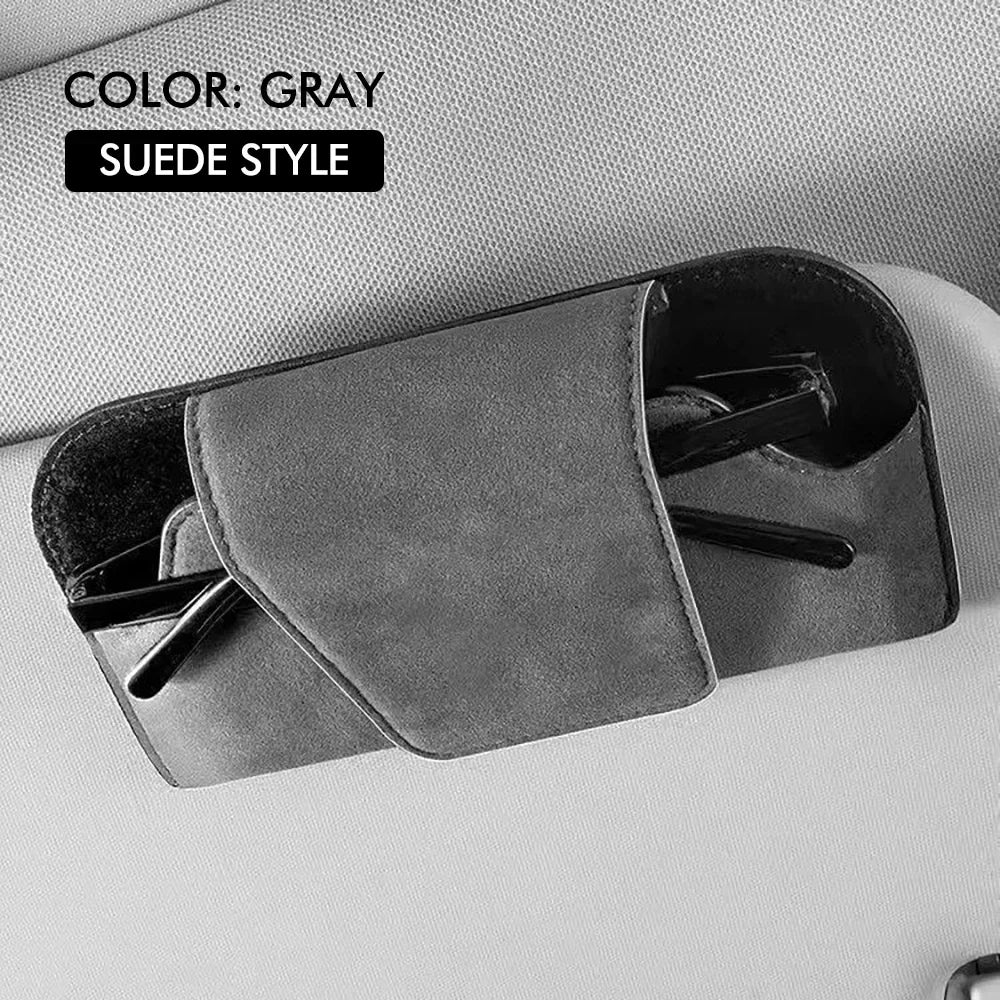 Car Visor Sunglasses Case – Grey
