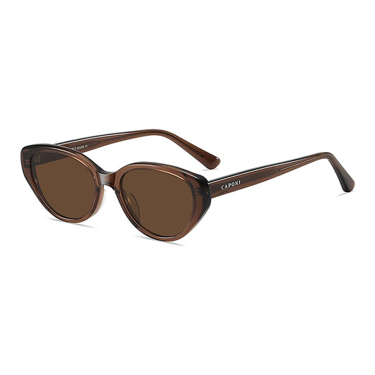 Luna Oval Cat-Eye – Tortoise Brown