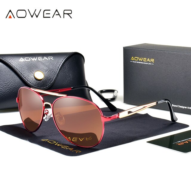 AOWEAR Classic Pilot Mirror 148mm