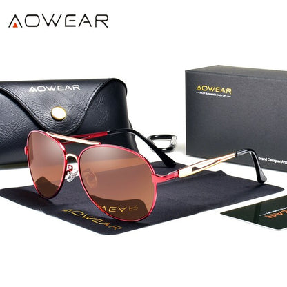 AOWEAR Classic Pilot Mirror 148mm