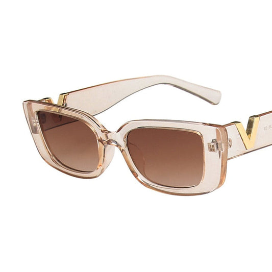 Vantage Retro Designer – Clear / Brown